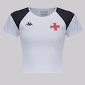 Cropped do Vasco Kappa Supp Emma Feminino BRANCO
