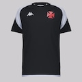 Camisa do Vasco Kappa Treino Comissão 2024 Infantil PRETO