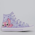 Tênis Infantil Converse All Star Chuck Taylor Cano Alto Stitch AZUL