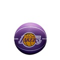 Mini Bola de Basquete Wilson NBA Drib LA Lakers ROXO/AMARELO