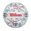 Bola de Vôlei Wilson Graffiti Peace BRANCO/VERMELHO