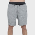 Bermuda de Moletom Hurley Planet Masculina CINZA