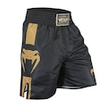 Short Boxe Venum Logo Performance Gold PRETO/OURO