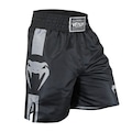 Short Boxe Venum Logo Performance Silver PRETO/CINZA