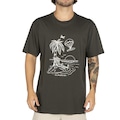 Camiseta Quiksilver Tuned Out WT25 Masculina CINZA ESCURO