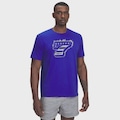 Camiseta Under Armour Project Rock Iron 7 Masculina AZUL