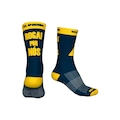 Meia de Ciclismo Cano Médio esportiva corrida ERT Caminho da Fé Unissex Tam 38-42 AZUL/AMARELO