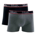 Kit 2 Cuecas Boxer Mash Basic Cotton Masculino PRETO
