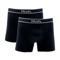 Kit 2 Cuecas Boxer Mash Microfibra Masculino PRETO