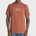 Camiseta Masculina Hurley Shark MARROM