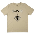 Camiseta Masculina New Era New Orleans Saints Core BEGE