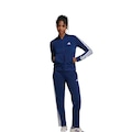 Agasalho Feminino adidas Essentials 3-Stripes AZUL/BRANCO
