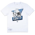 Camiseta Masculina New Era Indianapolis Colts Fanpage BRANCO