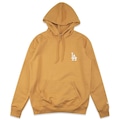 Blusão de Moletom Canguru Masculino New Era Los Angeles Dodgers Core Programa AMARELO
