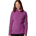 Blusão de Moletom Feminino Columbia Fleece Glacial IV 1/2 Zip ROXO