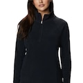 Blusão de Moletom Feminino Columbia Fleece Glacial IV 1/2 Zip PRETO