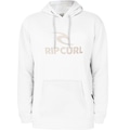 Blusão de Moletom Masculino Rip Curl com Capuz Puff Icon Logo BRANCO