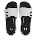 Chinelo Under Armour Ignite VI Se Slide Feminino BRANCO/PRETO