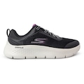 Tênis Feminino Skechers Go Walk Flex PRETO/ROXO