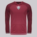 Blusa do Fluminense Laçado Manga Longa Braziline Infantil VERMELHO