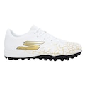 Chuteira Society Skechers Gold TF BRANCO