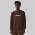 Blusão de Moletom Masculino Fila Comfort Letter III MARROM