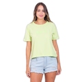 Camiseta Feminina Script Surf VERDE