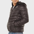 Jaqueta Puffer Masculina HD Bomber 2025 com Capuz PRETO