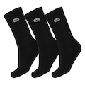 Meia Lacoste Core Active Performance 35 ao 38 - Pack com 03 Pares PRETO
