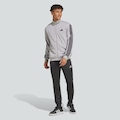 Agasalho Masculino adidas 3 Stripes sem Capuz CINZA