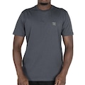 Camiseta DC Shoes Embroidery WT25 Masculina CINZA ESCURO