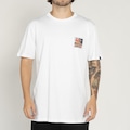 Camiseta Quiksilver Hi Patriot WT25 Masculina BRANCO
