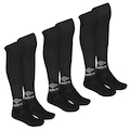 Meião Umbro Classic - 3 Pares - Masculino PRETO