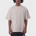 Camiseta Oversized Masculina Champion C Logo Surton Autumn Beige BEGE