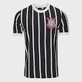 Camiseta Masculina Coimbra Corinthians Retrô Democracia PRETO