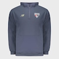 Blusão de Moletom Masculino New Balance São Paulo F.C. Viagem 2025 CINZA