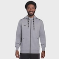 Jaqueta de Moletom Masculina Mizuno Zipper CINZA