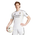 Camisa do Real Madrid Masculina I 25/26 Authentic Adidas BRANCO
