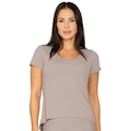 Camiseta Feminina Run More New Trip Essencial BEGE