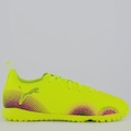 Chuteira de Society Infantil Puma Future 8 Play TT AMARELO