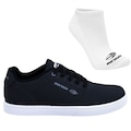 Tênis Masculino Mormaii Urban Essence + 1 Par de Meia PRETO/BRANCO