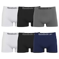 Cueca Boxer Reebok Classic - 6 Unidades - Masculina BRANCO/AZUL ESC