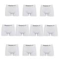 Cueca Boxer Reebok Classic - 10 Unidades - Masculina BRANCO