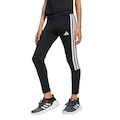 Calça Legging Infantil adidas Essentials 3-Stripes JJ5036 PRETO/BRANCO
