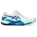 Tênis Feminino Asics Gel-Resolution 9 Clay BRANCO/AZUL