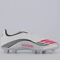Chuteira de Campo Adulto adidas F50 Messi Club FG/MG BRANCO/VERMELHO