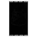 Toalha de Banho Santos Buettner Jacquard Veludo 70X140 PRETO/BRANCO