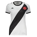 Camisa do Vasco Kappa Supporter Class Feminina BRANCO