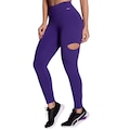 Calça Legging Selene com Recorte Feminina ROXO