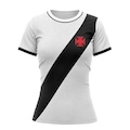 Camisa do Vasco da Gama Braziline Caravel Feminina BRANCO